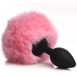Tailz Fluffy Bunny Tail Medium Butt Plug 3 Inch
