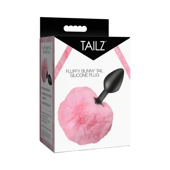 Tailz Fluffy Bunny Tail Medium Butt Plug 3 Inch
