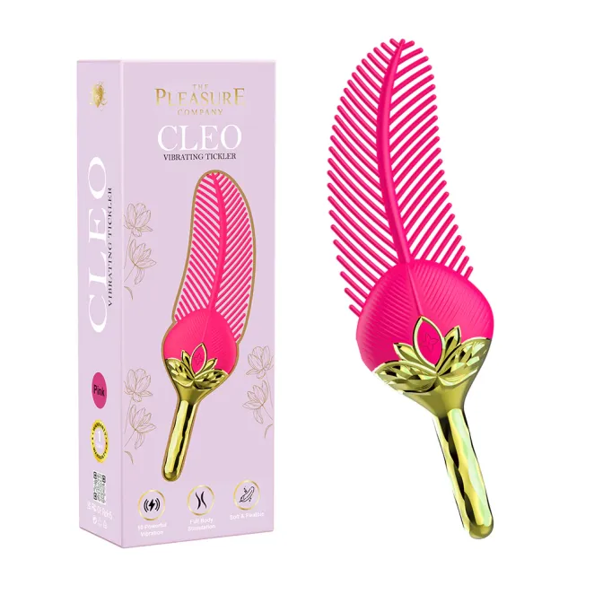 The Pleasure Company Cleo Vibrating Tickler Pink