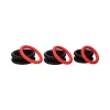JOCK Enhancers 2-in-1 Silicone Cock Rings (3 Pack)
