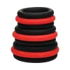 JOCK Enhancers 2-in-1 Silicone Cock Rings (3 Pack)