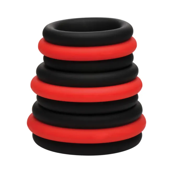 JOCK Enhancers 2-in-1 Silicone Cock Rings (3 Pack)