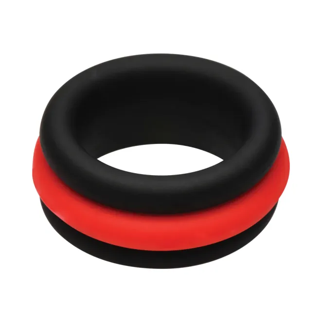 JOCK Enhancers 2-in-1 Silicone Cock Rings (3 Pack)