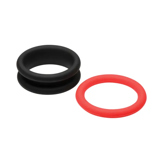 JOCK Enhancers 2-in-1 Silicone Cock Rings (3 Pack)
