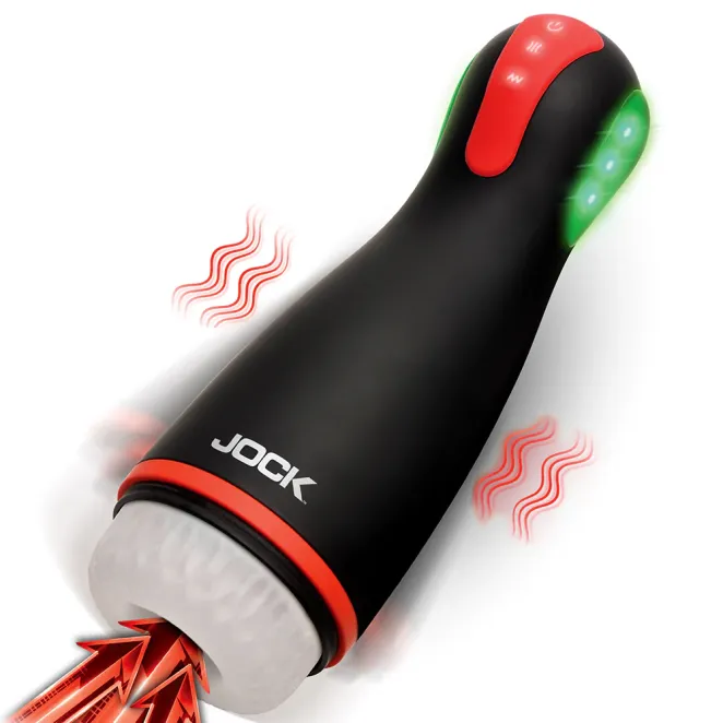 JOCK Blaze Vibrating Sucking & Warming Advanced Masturbator