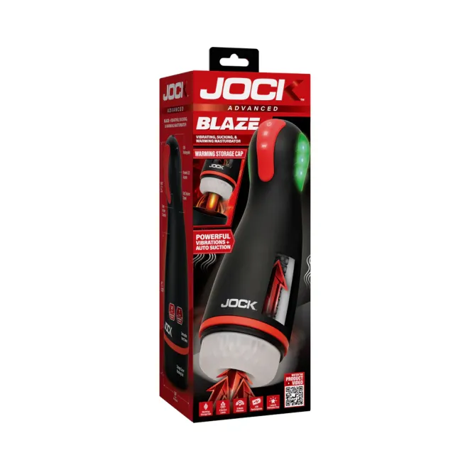 JOCK Blaze Vibrating Sucking & Warming Advanced Masturbator