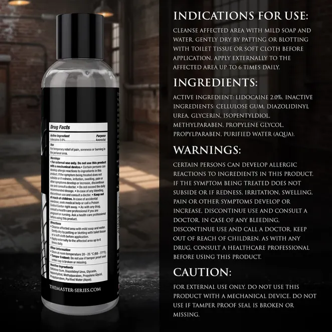 Master Series Fisting Lubricant 8 oz.