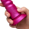 ROMP Jiggle Rechargeable Silicone Thrusting Vibrating Suction Cup Dildo