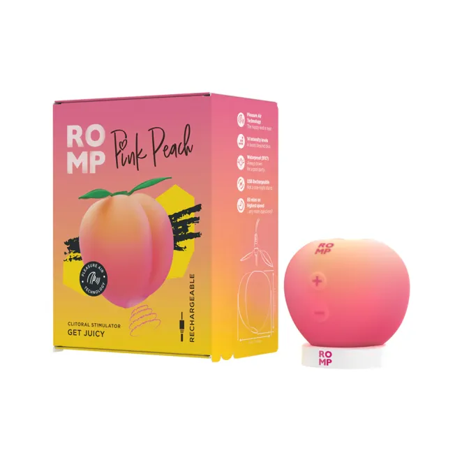 ROMP Peach Toy Rechargeable Clitoral Stimulator