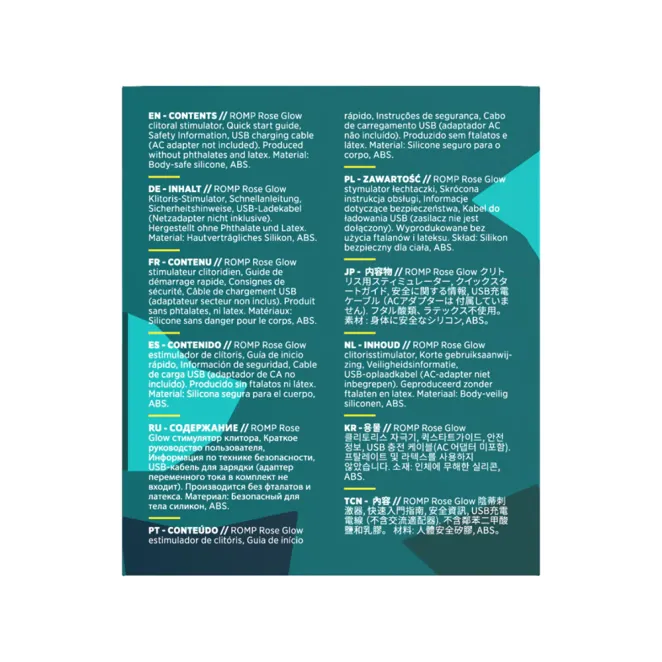 ROMP Rose Glow Clitoral Stimulator