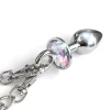 NIXIE Metal Butt Plug & Furry Handcuff Set Medium Unicorn