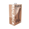 7 Inch RealRock Ultra Realistic Dual Density Vibrating Silicone Dildo with Balls Tan