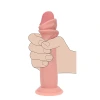 7 Inch Realrock Ultra Realistic Sliding Skin Dual Density Silicone Dildo Beige