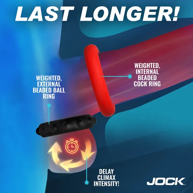 JOCK Enhancers Weighted Silicone Cock Ring Set