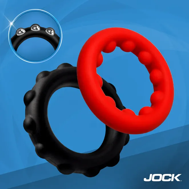 JOCK Enhancers Weighted Silicone Cock Ring Set