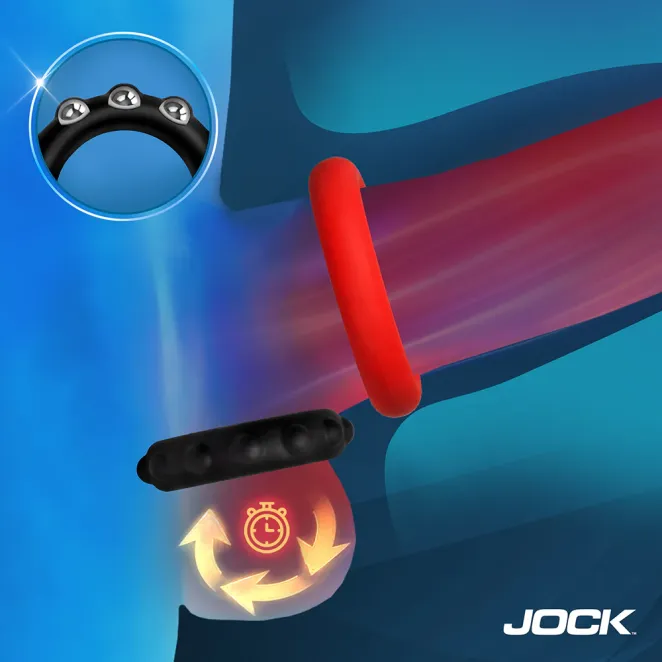 JOCK Enhancers Weighted Silicone Cock Ring Set