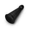 10 Inch b-Vibe Cone XXL Tapered Ribbed Anal Dildo with Suction Cup Black