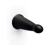 10 Inch b-Vibe Cone XXL Tapered Ribbed Anal Dildo with Suction Cup Black