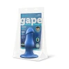 8.25 Inch b-Vibe Gape XXL Bulbous Anal Dildo with Suction Cup Blue
