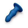 8.25 Inch b-Vibe Gape XXL Bulbous Anal Dildo with Suction Cup Blue