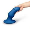 8.25 Inch b-Vibe Gape XXL Bulbous Anal Dildo with Suction Cup Blue