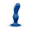 b-Vibe Milk 8.5 Inch XXL Curved Prostate Anal Trainer with Tapered Tip and Suction Cup Blue