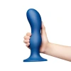 b-Vibe Milk 8.5 Inch XXL Curved Prostate Anal Trainer with Tapered Tip and Suction Cup Blue