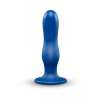 b-Vibe Milk 8.5 Inch XXL Curved Prostate Anal Trainer with Tapered Tip and Suction Cup Blue