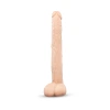 17 Inch b-Vibe Bone Deep-Insert Huge Dildo with Realistic Balls & Suction Cup Beige