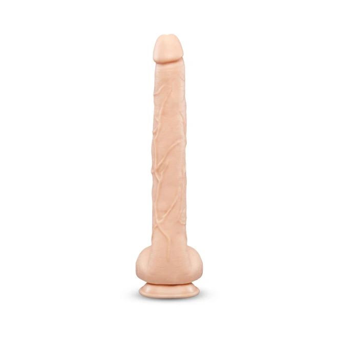 17 Inch b-Vibe Bone Deep-Insert Huge Dildo with Realistic Balls & Suction Cup Beige