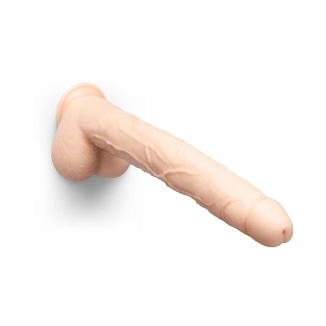 17 Inch b-Vibe Bone Deep-Insert Huge Dildo with Realistic Balls & Suction Cup Beige