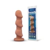10.5 Inch b-Vibe Headz XXL Multi Bulb Anal Dildo with Flared Suction Cup Base Tan