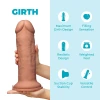 12 Inch b-Vibe Girth Max-Girth Ultra Realistic Dildo with Suction Cup