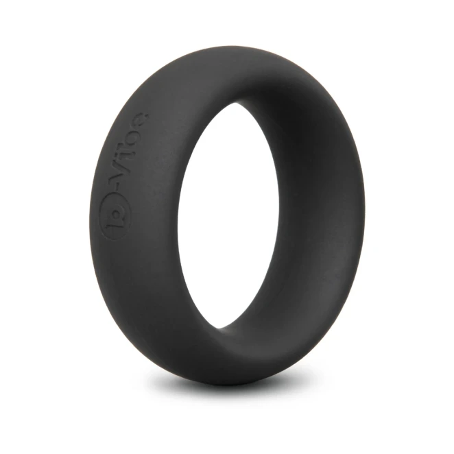 b-Vibe Snug Ring 40mm Soft Stretch Silicone Cock Ring Black