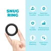 b-Vibe Snug Ring 40mm Soft Stretch Silicone Cock Ring Black