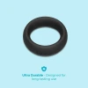 b-Vibe Snug Ring 40mm Soft Stretch Silicone Cock Ring Black