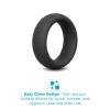 b-Vibe Snug Ring 40mm Soft Stretch Silicone Cock Ring Black