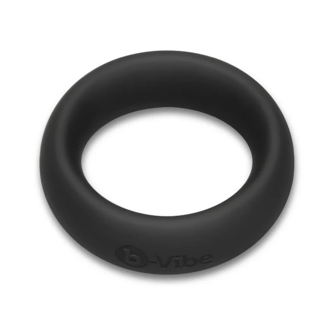 b-Vibe Snug Ring 40mm Soft Stretch Silicone Cock Ring Black