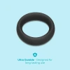 b-Vibe Snug Ring 45mm Soft Stretch Silicone Cock Ring Black