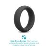 b-Vibe Snug Ring 45mm Soft Stretch Silicone Cock Ring Black