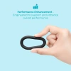 b-Vibe Snug Ring Lite 3 Pack Beginner Silicone Cock Ring Set Black