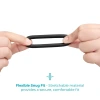 b-Vibe Snug Ring Lite 3 Pack Beginner Silicone Cock Ring Set Black