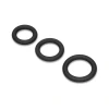 b-Vibe Snug Ring Swole 3 Pack Thick Silicone Cock Ring Set Black