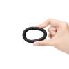 b-Vibe Snug Ring Swole 3 Pack Thick Silicone Cock Ring Set Black