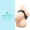 b-Vibe Snug Ring Orbit 40.5mm Nubby Silicone Cock Ring Black