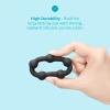 b-Vibe Snug Ring Orbit 40.5mm Nubby Silicone Cock Ring Black