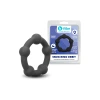 b-Vibe Snug Ring Orbit 40.5mm Nubby Silicone Cock Ring Black