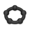b-Vibe Snug Ring Orbit 40.5mm Nubby Silicone Cock Ring Black