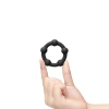 b-Vibe Snug Ring Orbit 40.5mm Nubby Silicone Cock Ring Black