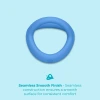 b-Vibe Snug Ring Tri-Sling Soft Stretch Silicone Cock and Ball Sling Blue
